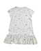 A White Short Sleeve Dresses from Petit Bateau in size 6T for girl. (Back View)