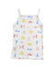 A White Sleeveless Tops from Petit Bateau in size 8Y for girl. (Back View)