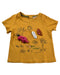 A Yellow Short Sleeve T Shirts from DPAM in size 18-24M for girl. (Front View)