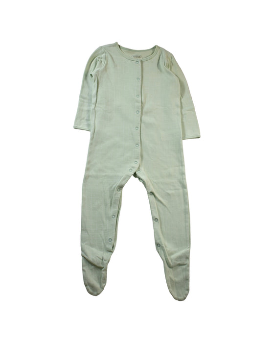 A Green Long Sleeve Jumpsuits from Mamas & Papas in size 12-18M for neutral. (Front View)