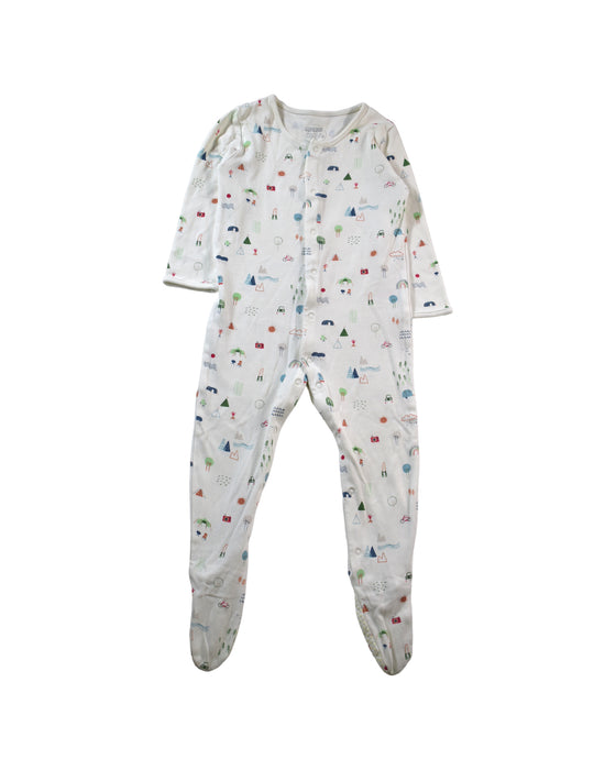 A White Long Sleeve Jumpsuits from Mamas & Papas in size 12-18M for neutral. (Front View)