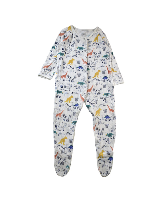 A White Long Sleeve Jumpsuits from Mamas & Papas in size 12-18M for boy. (Front View)