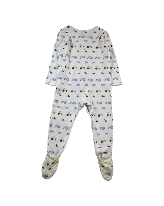 A White Long Sleeve Jumpsuits from Mamas & Papas in size 12-18M for boy. (Back View)