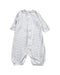 A Grey Long Sleeve Jumpsuits from Kissy Kissy in size 0-3M for neutral. (Front View)