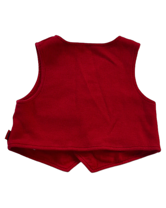 A Red Vests from Mides in size 6-12M for boy. (Back View)