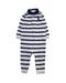 A Blue Long Sleeve Jumpsuits from Ralph Lauren in size 6-12M for boy. (Front View)