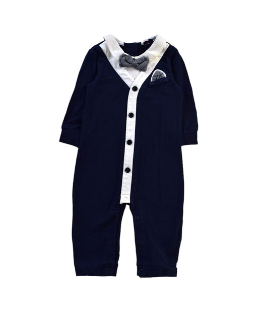 A Blue Long Sleeve Jumpsuits from Nicholas & Bears in size 6-12M for boy. (Front View)