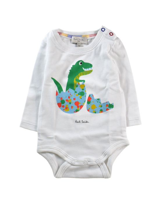 A White Bodysuits from Paul Smith in size 0-3M for boy. (Back View)