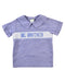 A Blue Short Sleeve Polos from Classic Whimsy in size 5T for boy. (Front View)