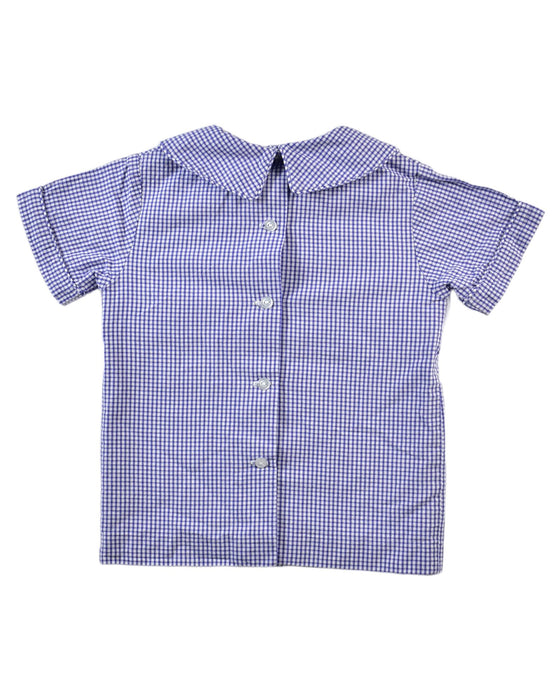 A Blue Short Sleeve Polos from Classic Whimsy in size 5T for boy. (Back View)