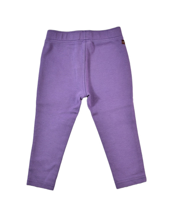 A Purple Jeggings from Tea in size 2T for girl. (Back View)