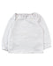 A White Long Sleeve Tops from The Little White Company in size 6-12M for neutral. (Front View)