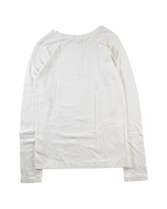 A White Long Sleeve Tops from Bonpoint in size 10Y for girl. (Back View)