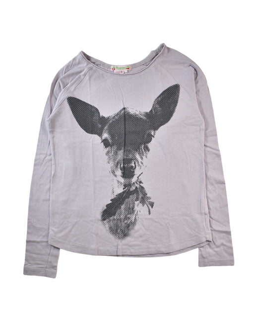 A Grey Long Sleeve Tops from Bonpoint in size 10Y for girl. (Front View)