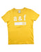 A Yellow Short Sleeve T Shirts from Abercrombie  in size 10Y for girl. (Front View)