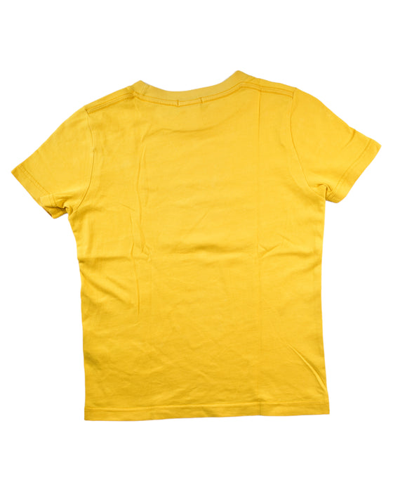 A Yellow Short Sleeve T Shirts from Abercrombie  in size 10Y for girl. (Back View)