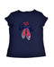 A Blue Short Sleeve Tops from Nicholas & Bears in size 10Y for girl. (Front View)