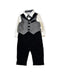 A Black Long Sleeve Jumpsuits from Nicholas & Bears in size 6-12M for boy. (Front View)