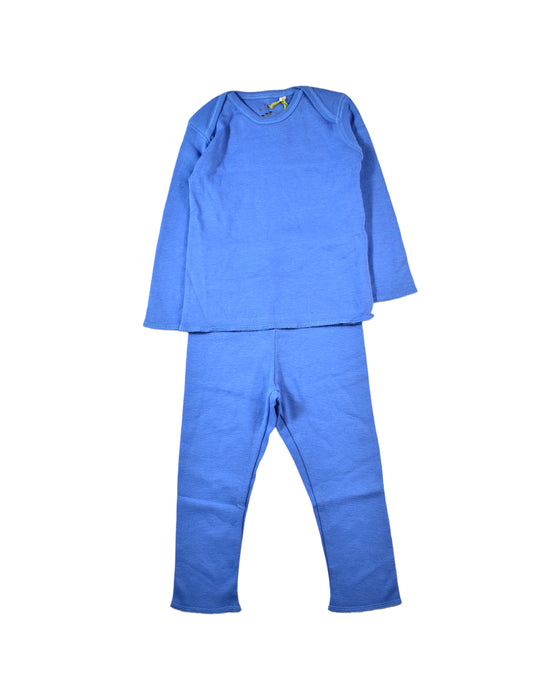 A Blue Pyjama Sets from Egg by Susan Lazar in size 12-18M for boy. (Front View)