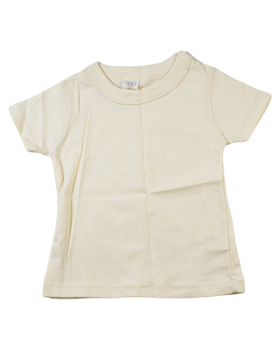 A White Short Sleeve T Shirts from Egg by Susan Lazar in size 6-12M for girl. (Front View)