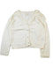 A White Cardigans from Egg by Susan Lazar in size 4T for girl. (Front View)