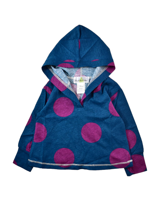 A Blue Hoodie from Right Bank Babies in size 12-18M for boy. (Front View)