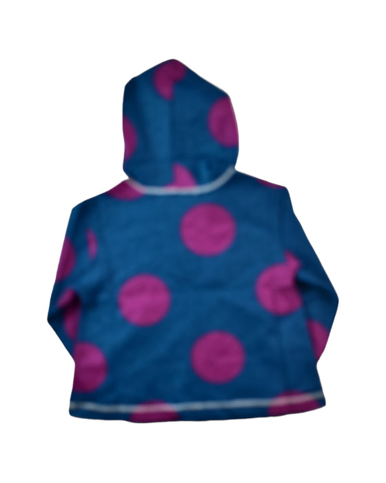 A Blue Hoodie from Right Bank Babies in size 12-18M for boy. (Back View)