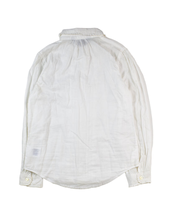 A White Shirts from Ralph Lauren in size 6T for girl. (Back View)