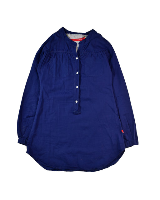 A Blue Long Sleeve Tops from bengh per principesse in size 7Y for boy. (Front View)