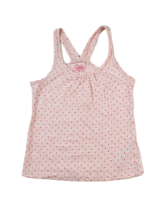 A Pink Sleeveless Tops from La Compagnie des Petits in size 5T for girl. (Front View)