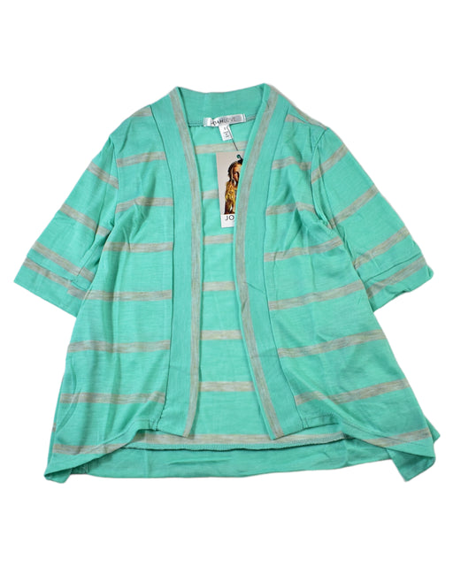 A Green Cardigans from Joah Love in size 5T for girl. (Front View)