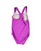 A Purple Swimsuits from Speedo in size 4T for girl. (Back View)