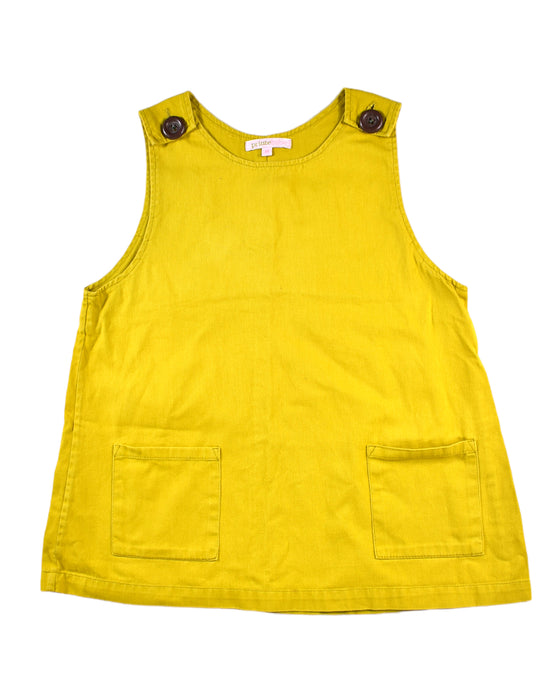 A Yellow Sleeveless Dresses from PrinteBebe in size 4T for girl. (Front View)