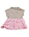 A Pink Short Sleeve Dresses from Chateau de Sable in size 0-3M for girl. (Back View)