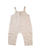 A Beige Sleeveless Jumpsuits from Play Up in size 6-12M for girl. (Front View)