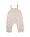 A Beige Sleeveless Jumpsuits from Play Up in size 6-12M for girl. (Back View)