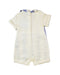 A White Short Sleeve Rompers from Nicholas & Bears in size 3-6M for boy. (Back View)