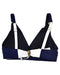 A Navy Bikinis from Seraphine in size L for maternity. (Back View)