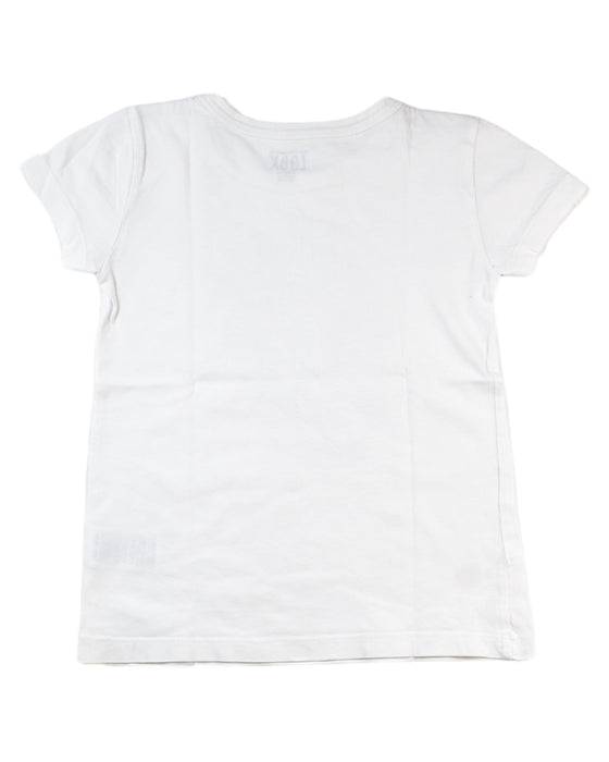 A White Short Sleeve T Shirts from Crewcuts in size 4T for girl. (Back View)