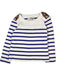 A Blue Long Sleeve Tops from Junior Gaultier in size 4T for boy. (Front View)