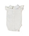 A White Short Sleeve Bodysuits from Hugo Boss in size 3-6M for girl. (Back View)