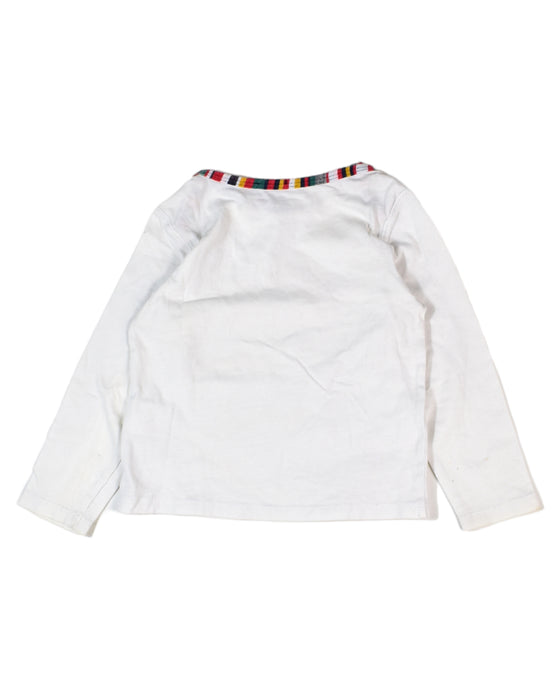 A White Long Sleeve Tops from Paul Smith in size 2T for girl. (Back View)