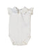 A White Short Sleeve Bodysuits from Hugo Boss in size 3-6M for girl. (Front View)