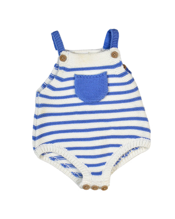 A White Long Sleeve Bodysuits from Seed in size 0-3M for boy. (Front View)