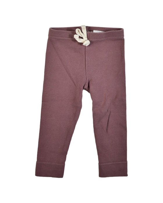 A Burgundy Leggings from Jamie Kay in size 0-3M for girl. (Front View)