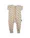 A Orange Short Sleeve Jumpsuits from Parade Organics in size 3-6M for girl. (Front View)