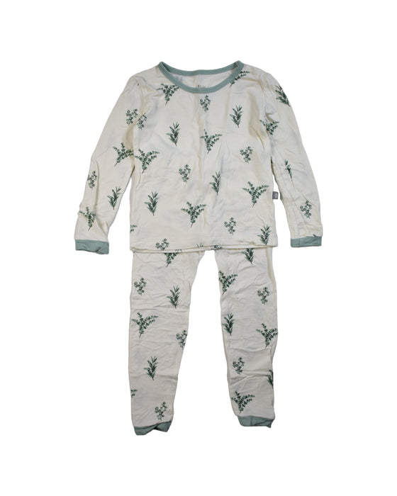 A White Pyjama Sets from Kyte Baby in size 18-24M for boy. (Front View)