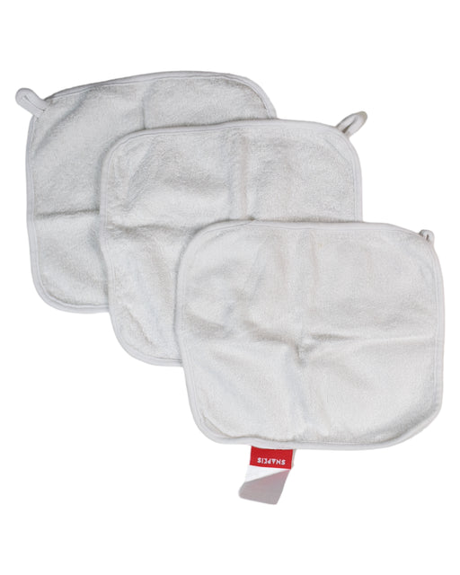 A White Towels from Snapkis in size O/S for neutral. (Front View)