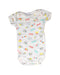 A White Short Sleeve Bodysuits from Petit Bateau in size 0-3M for boy. (Front View)