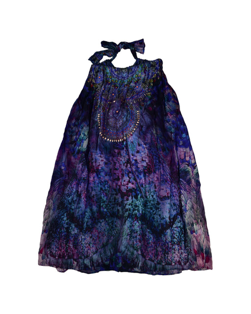 A Purple Sleeveless Dresses from Camilla in size 8Y for girl. (Front View)